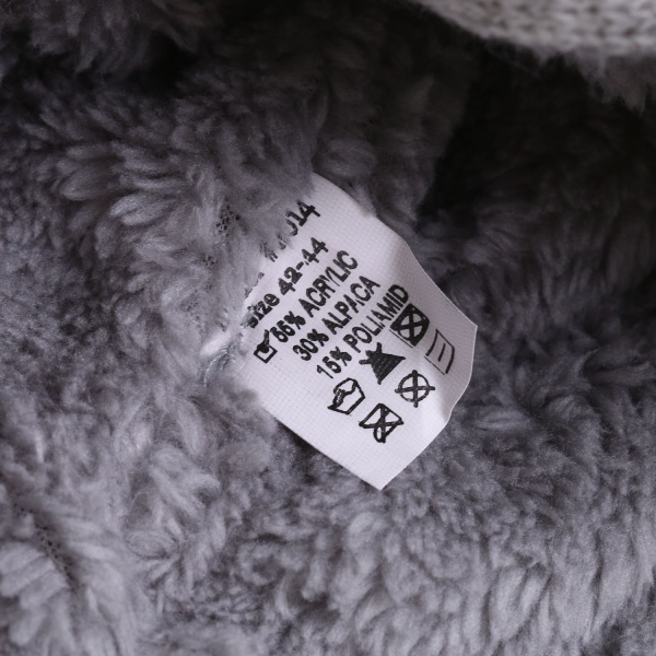 Шапочка дитяча для дівчинки Kraft+ р.42-44 світло-сірий 2264 