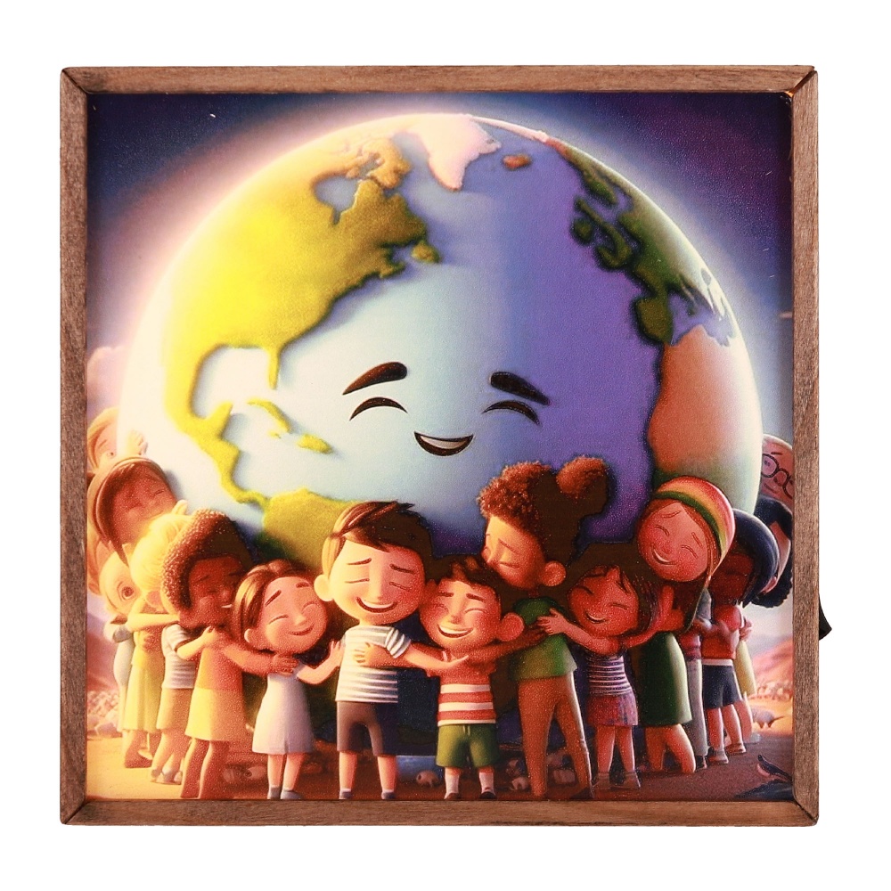 Настільна лампа декоративна The 11's Діти 1x2 Вт дуб