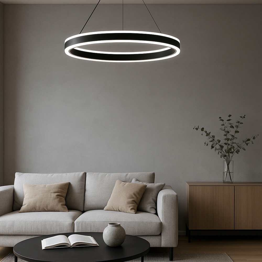 Світильник підвісний LIGHT SET VERBA LED PL 5012 70 Вт чорний