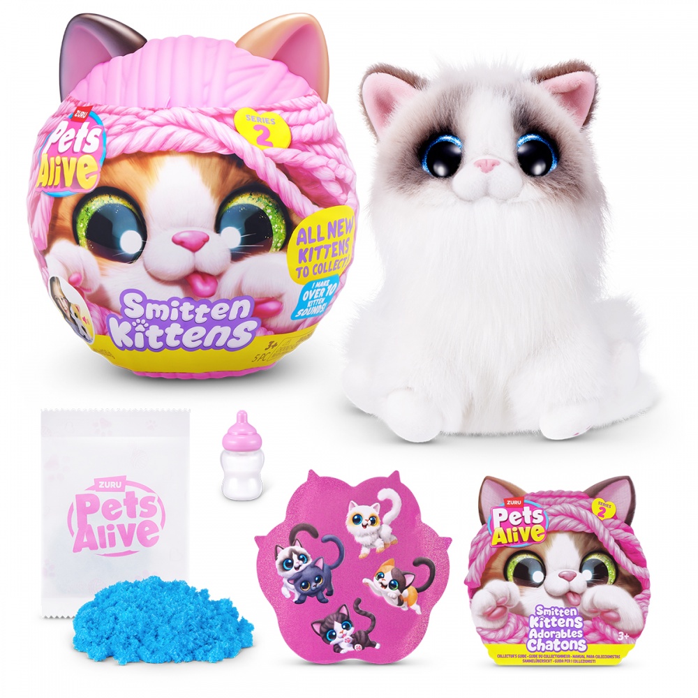 Інтерактивний ігровий набір Pets & Robo Alive S2 Грайливі кошенята 9568