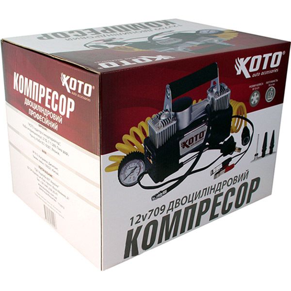 Компрессор автомобильный Kото 12В 12V-709