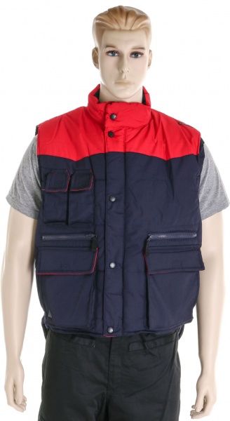 Жилет рабочий Delta plus Sierra   р. XL SIERRBRXG синий с красным