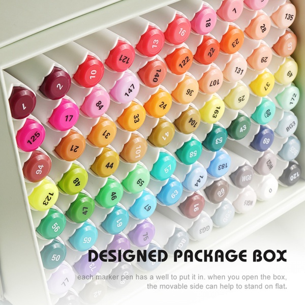 Набір маркерів Arrtx спиртових Alp ASM-0280A 80 кольорів LC302192 