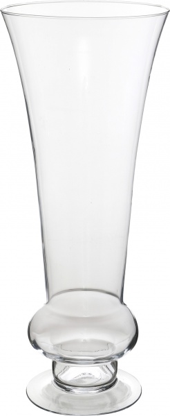 Ваза скляна Wrzesniak Glassworks Ray 70 см прозора 