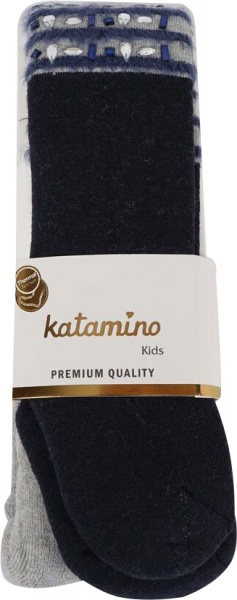 Колготки для девочек KATAMINO K35059р.132-144 темно-синий 
