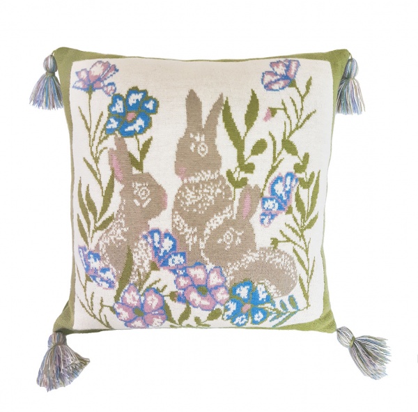 Подушка Sweet home Зайчата 45x45 см 