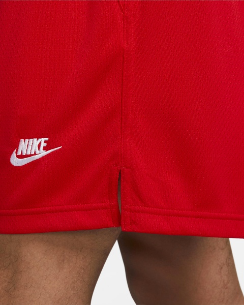 Шорты Nike CLUB MESH FLOW SHORT DX0735-657 р. L красный