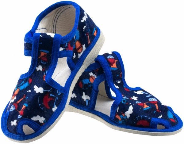 Капці для хлопчиків Экотапок Сандалик новий сині 1085 р.25,5
