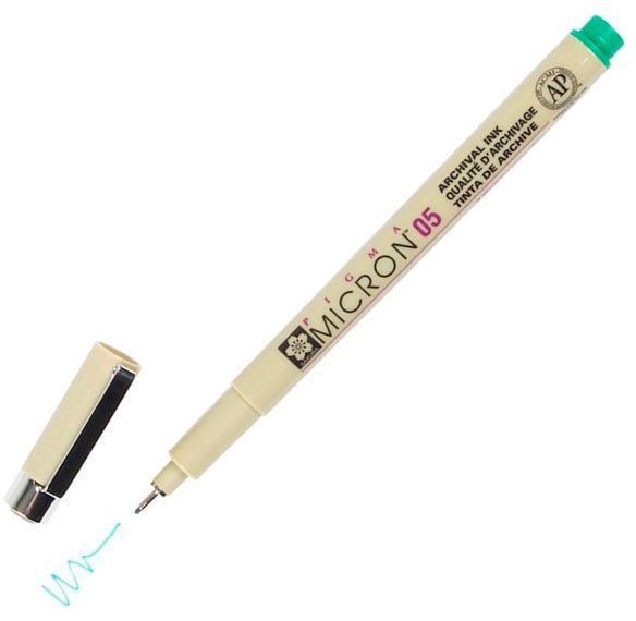 Линер PIGMA Micron Sakura (0.5) 0,45 мм зеленый 