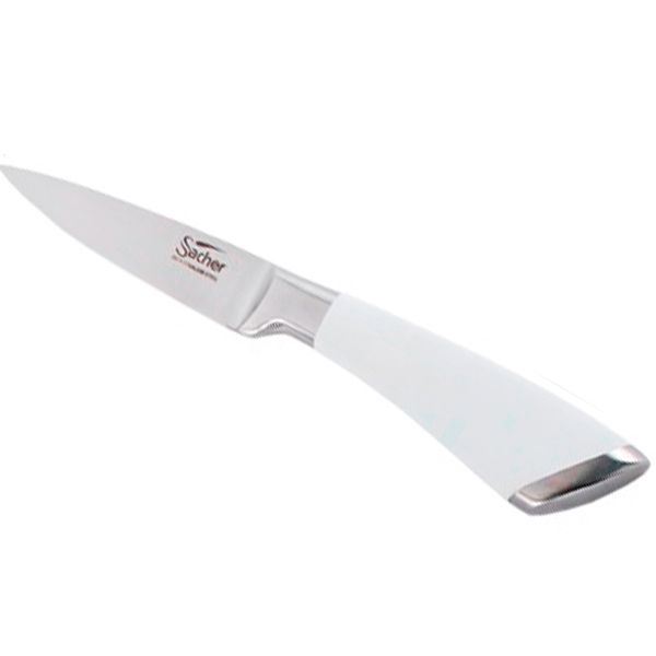 Нож для овощей Sacher белый 8 см