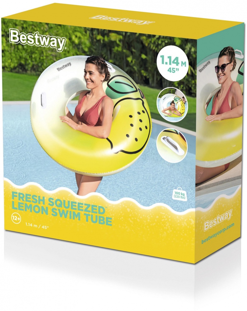 Круг для купания Bestway ø114 Fresh Squeezed Lemon