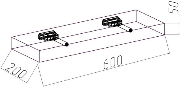 Полка Inteo Орех Аида Табак 600x50x200 мм орех 