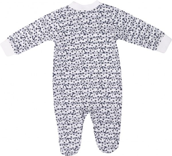 Человечек Фламинго ясельный Якоря р.74 молочный с синим 647-117-9 