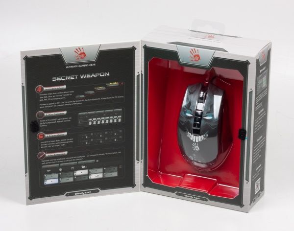 Мишка A4Tech P85A Bloody (Skull) black 