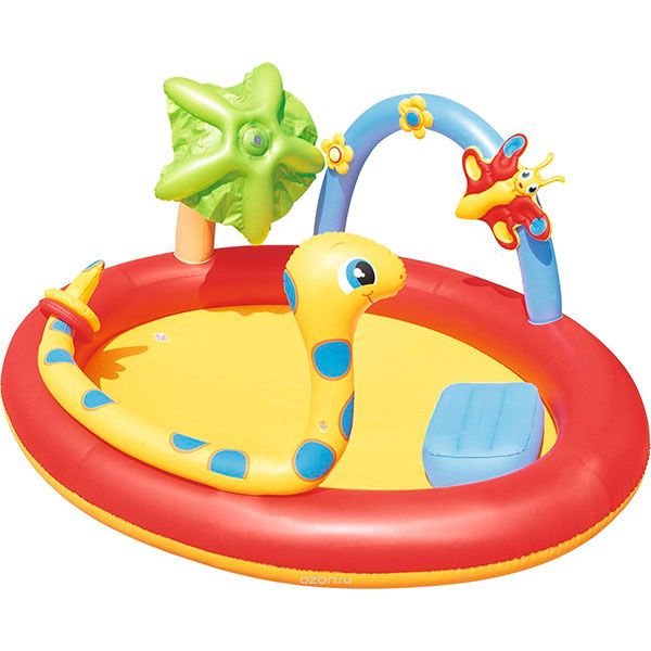 Бассейн надувной Bestway с кольцами 193x150x89 см