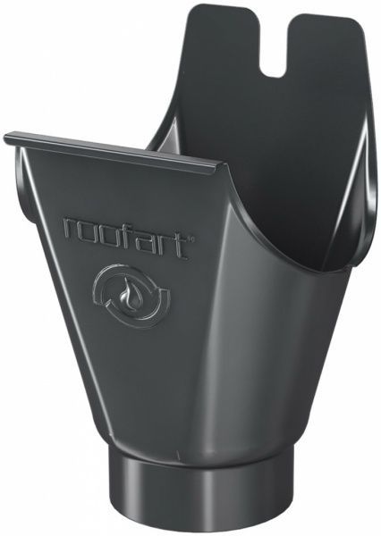 Воронка желоба ROOFART 125/87 мм коричневый 