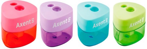 Чинка з контейнером Pastel soft 1157-А асорті Axent