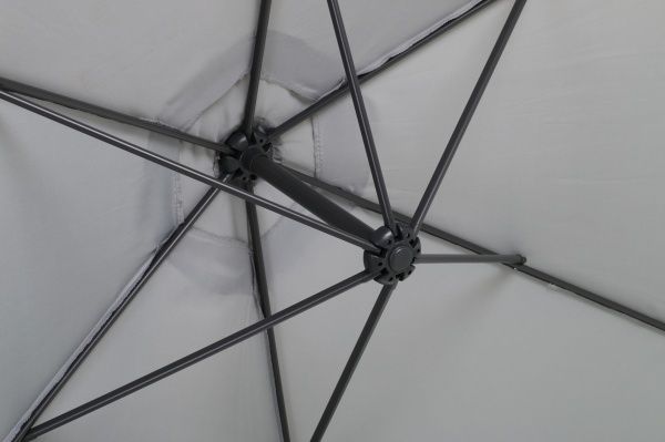 Зонт садовый Indigo с наклоном серый FNGD-03 3,5 м
