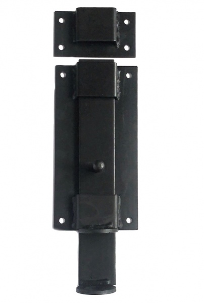 Засов гаражный С1 180x90 мм Aspect 90016412 черный