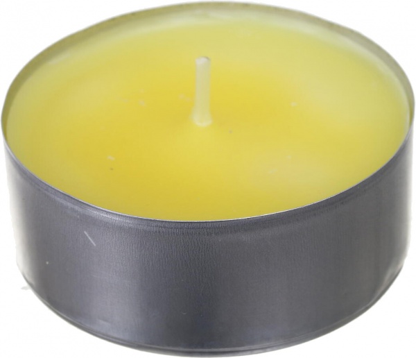 Свеча-таблетка ароматизированная Pako-If Лимон 4 шт. желтый 