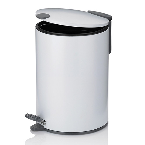 Ведро с педалью Kela Mats 3 л белое 23613