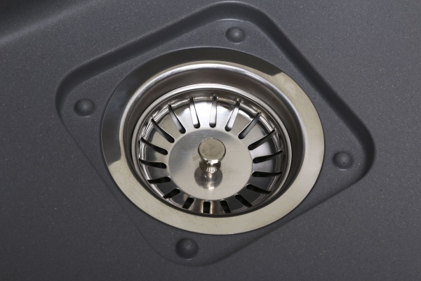 Мийка для кухні ScandiSPA Cube 500 сіра з сифоном 