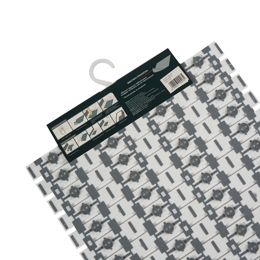 Коврик для ванной Eco Fabric Полоска 69х40 см серый