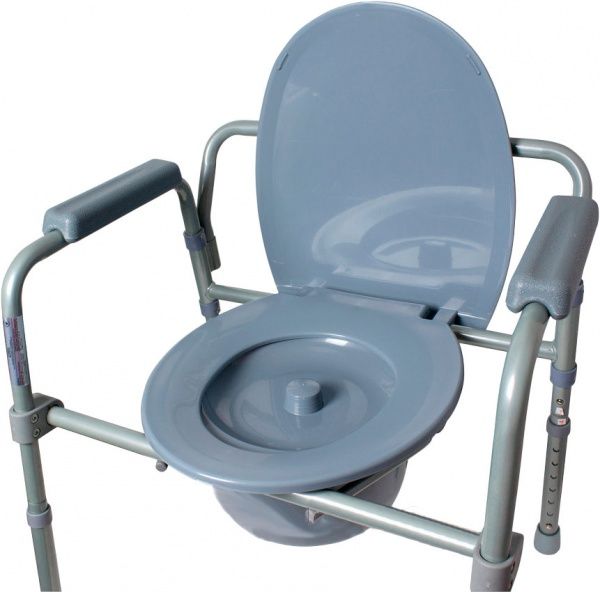 Стул-туалет Ridni Care RD-CARE-T02 (KJT717) с санитарным оснащением, регулируемое по высоте
