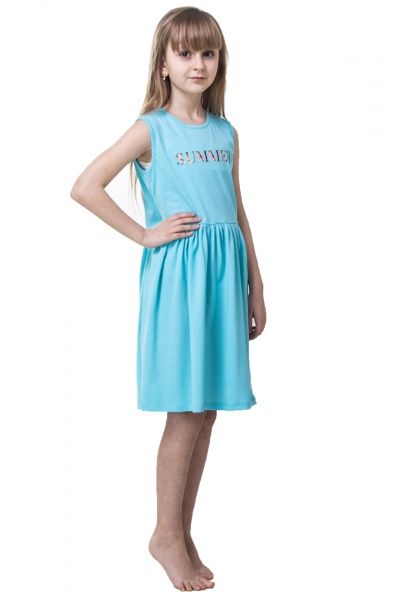 Платье KOSTA р.134-140 голубой 0113-5 