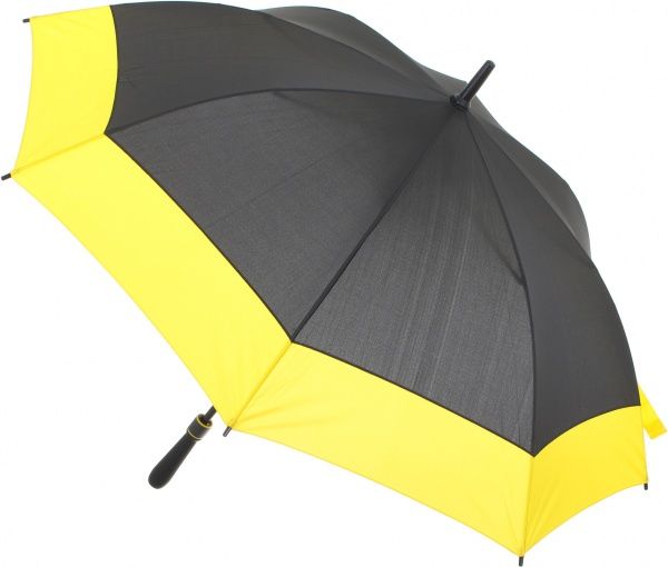 Зонт Economix Promo Greenland черно-желтый 