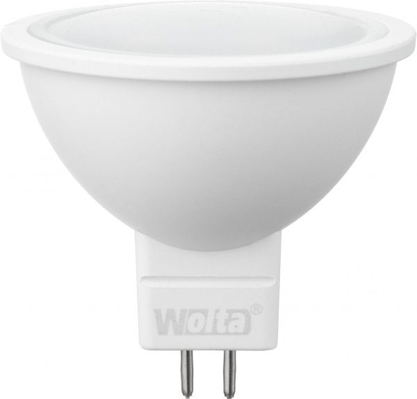 Лампа светодиодная Wolta 6 Вт MR16 матовая GU5.3 220-240 В 3000 К 25YMR16-220-6GU5.3-S 