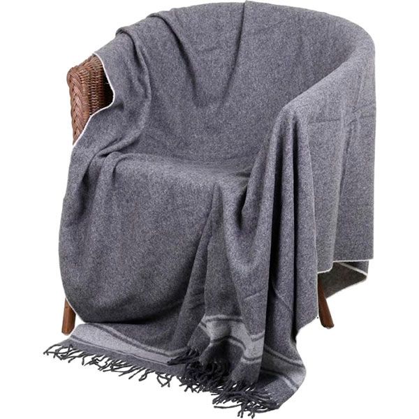 Плед Cashmere 140x200 см светло-серый La Nuit 