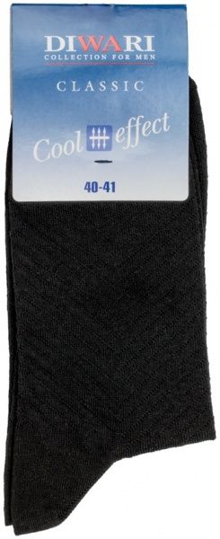 Шкарпетки Diwari CLASSIC СЕ 010 р. 25 чорний