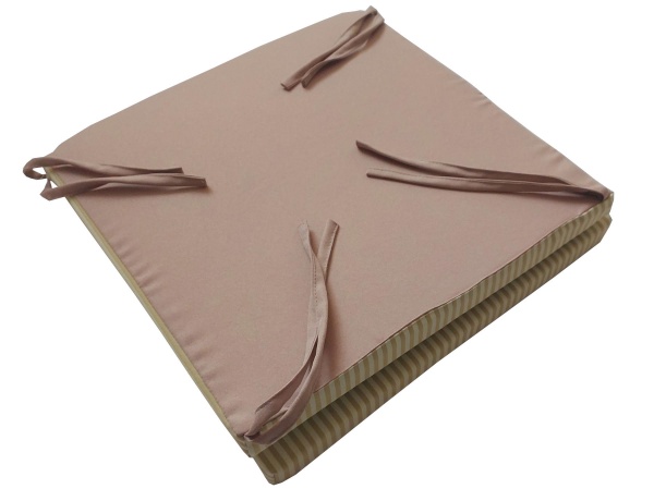 Подушка 42х84 см тексилк горчично-св.салатовые полосы по 5 мм 1055