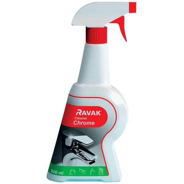 Очищающее средство Ravak Cleaner Chrome для ухода за хромированными деталями 0,5 л