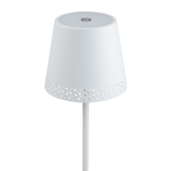 Настільна лампа декоративна Briloner Kiki 7438 1x2,6 Вт білий 