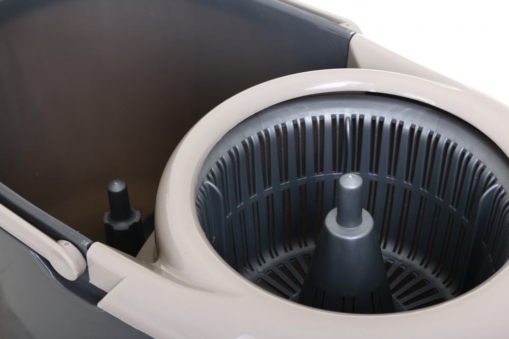 Комплект швабра и ведро с механическим отжимом для пола OBERY 2 в 1 16 см в ассортименте