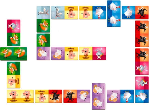 Домино Janod Животные J02737