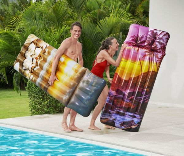 Матрас надувной Bestway Береговой вид 183х71 см в ассортименте