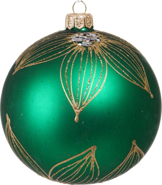 Куля новорічна Декор-престиж d 100 мм в асортименті