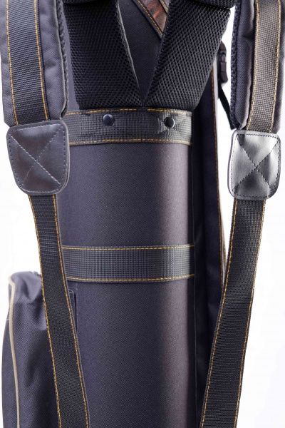 Чехол для удилища KENT&AVER двухсекционный полужесткий №02 черный 135 см