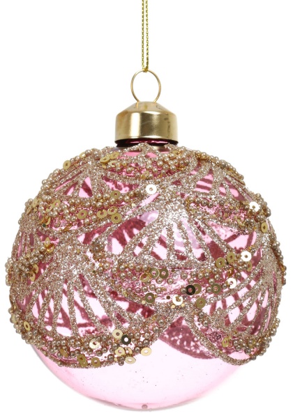 Шар новогодний 80 мм в ассортименте ABT620890