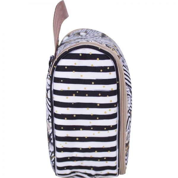 Сумка-органайзер Bagland Цветы 4,5 л белый с черным суб.857 (721664) 