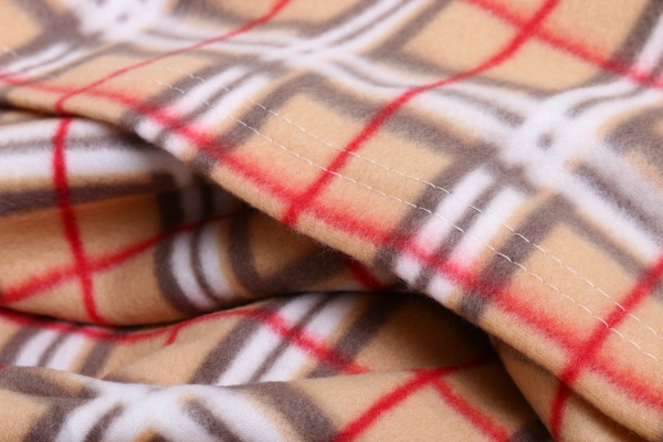 Плед LT клітинка 150x180 см коричневий UP! (Underprice) 