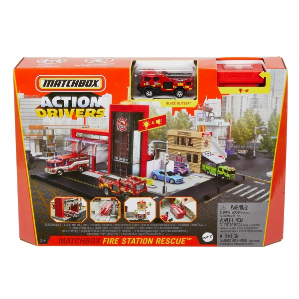 Игровой набор Matchbox Пожарная часть HBD76