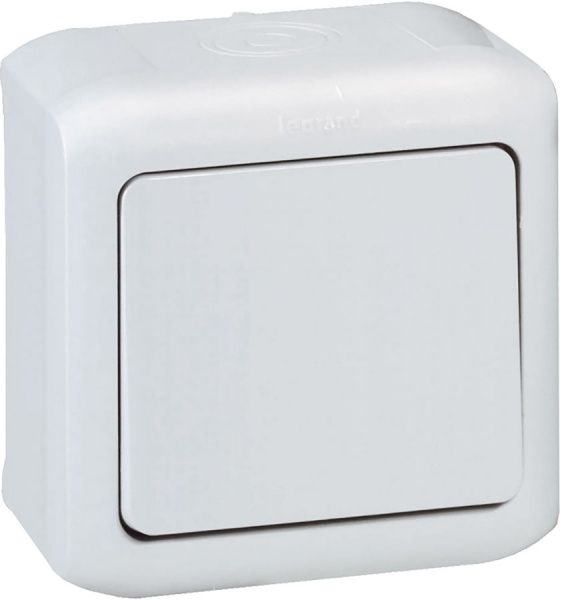 Переключатель одноклавишный Legrand Forix без подсветки 10 А 220-250В серый 782383