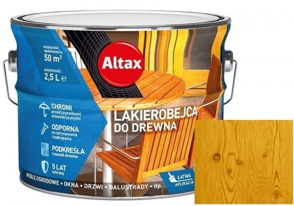 Лакобейц Altax сатиновый глянец дуб 2,5 л