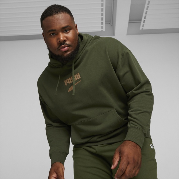 Джемпер Puma DOWNTOWN LOGO HOODIE TR 62128031 р.M зелений