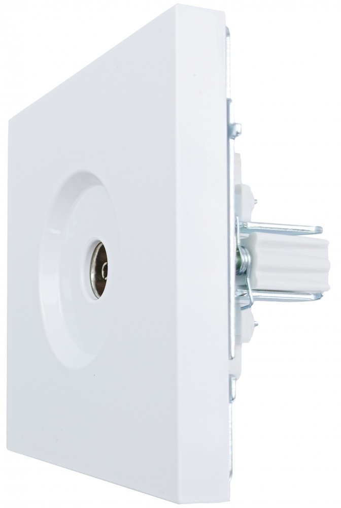 Механізм розетки TV прохідна HausMark Juna IP20 білий