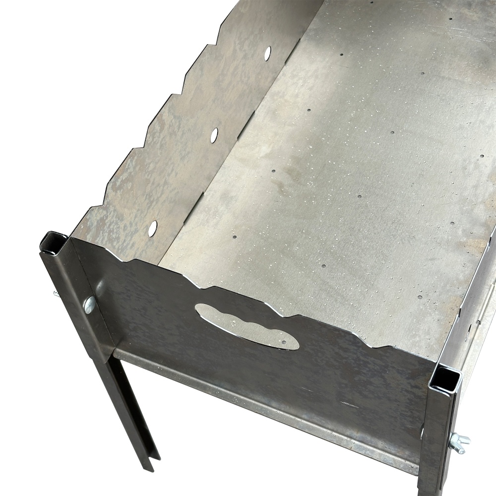 Мангал раскладной Metalzavod Турист на 8 шампуров 0.8 мм (MT8F-08)